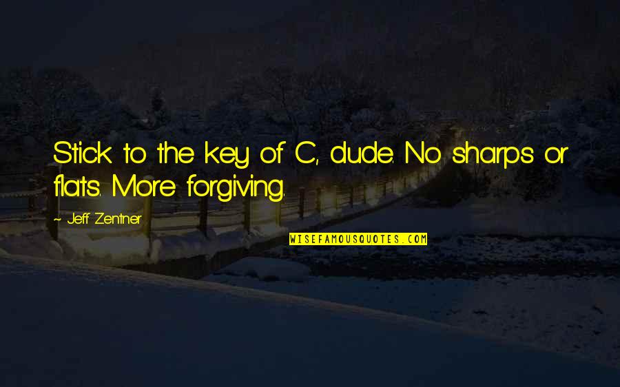 True Loneliness Quotes By Jeff Zentner: Stick to the key of C, dude. No