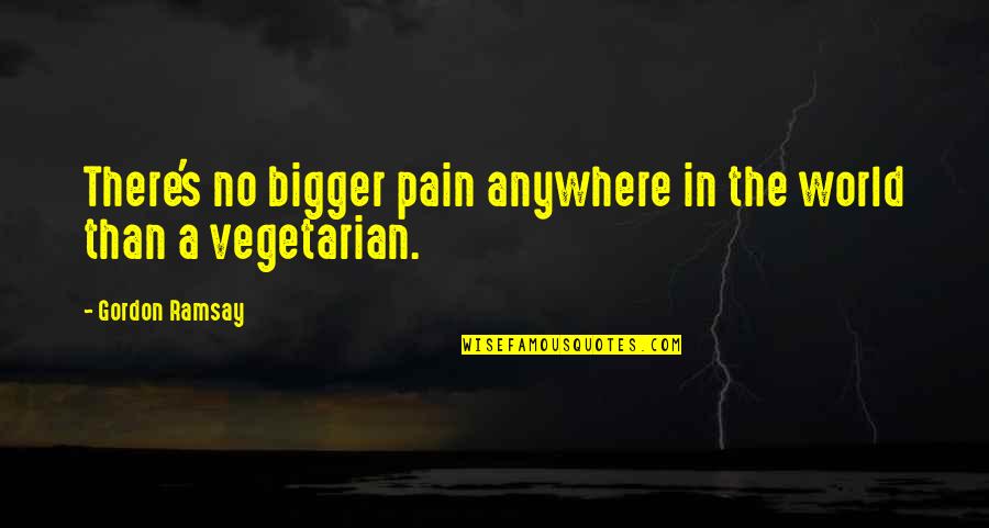 True Measure Of Friendship Quotes By Gordon Ramsay: There's no bigger pain anywhere in the world