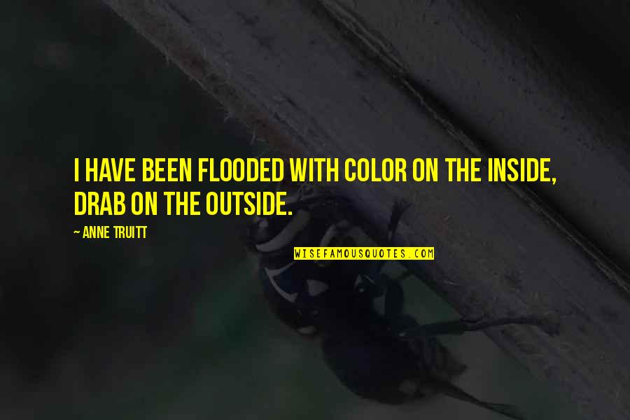 Truitt Quotes By Anne Truitt: I have been flooded with color on the