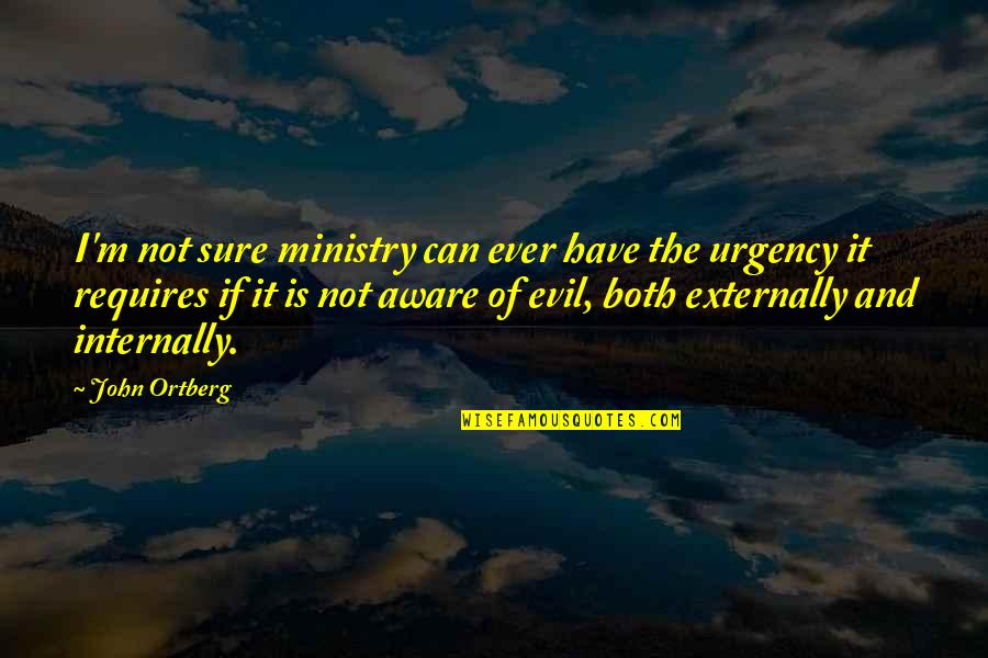 Trulance Quotes By John Ortberg: I'm not sure ministry can ever have the
