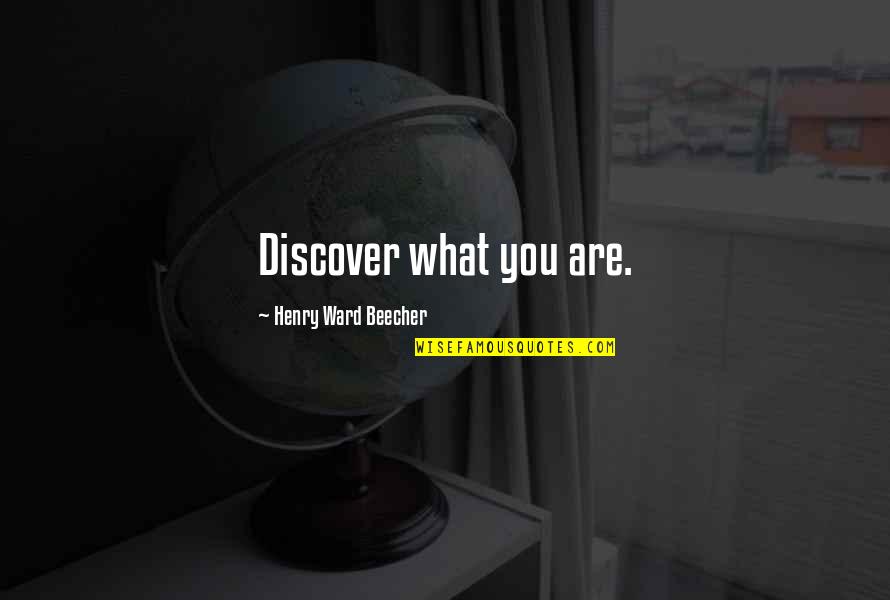 Trump Wind Turbine Quotes By Henry Ward Beecher: Discover what you are. Trump Wind Turbine Quotes By Henry Ward Beecher: Discover what you are.