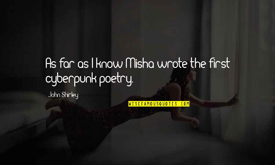 Trust In A Relationship With Images Quotes By John Shirley: As far as I know Misha wrote the Trust In A Relationship With Images Quotes By John Shirley: As far as I know Misha wrote the
