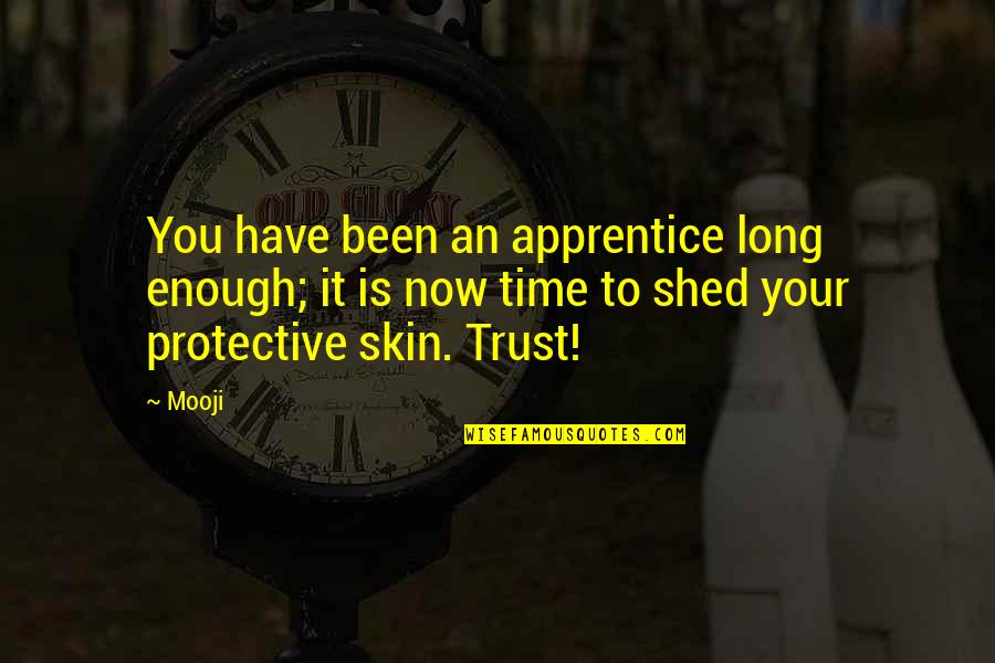 Trust It Quotes By Mooji: You have been an apprentice long enough; it Trust It Quotes By Mooji: You have been an apprentice long enough; it