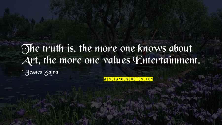 Truth Art Quotes By Jessica Zafra: The truth is, the more one knows about