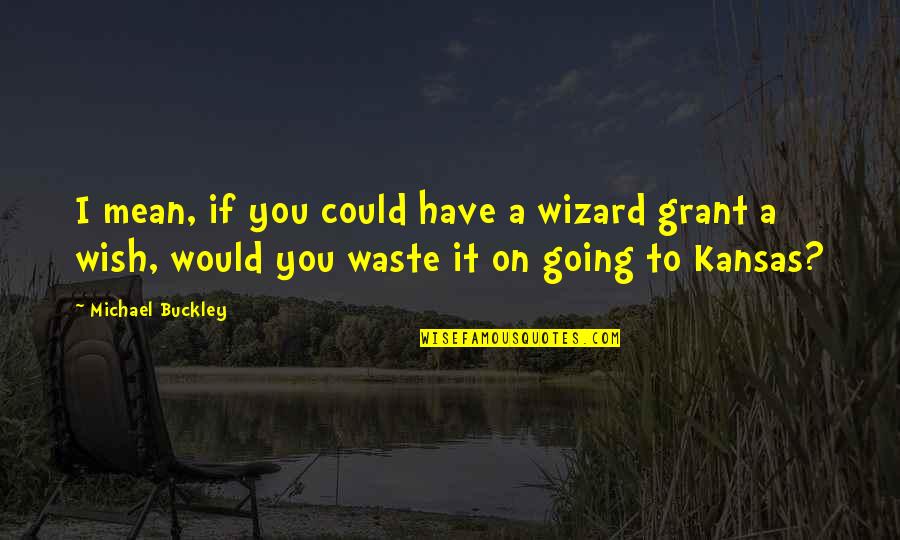 Trying To Eat Healthy Quotes By Michael Buckley: I mean, if you could have a wizard