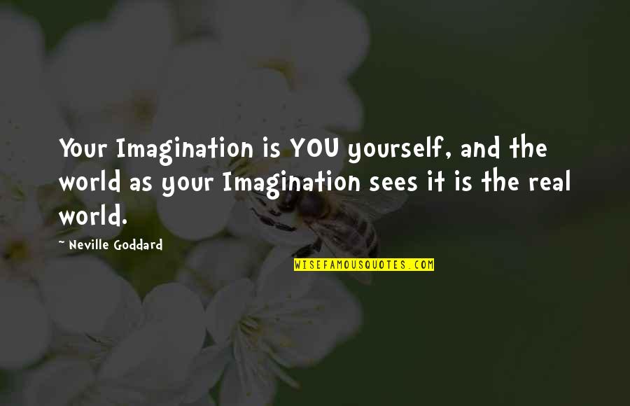Trying To Figure Out Who You Are Quotes By Neville Goddard: Your Imagination is YOU yourself, and the world