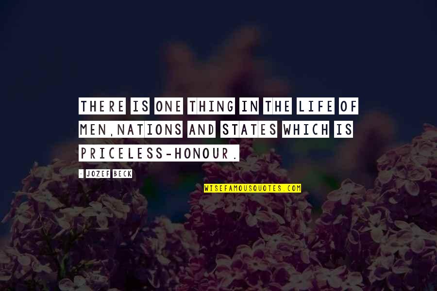 Tschannen Moran Quotes By Jozef Beck: There is one thing in the life of