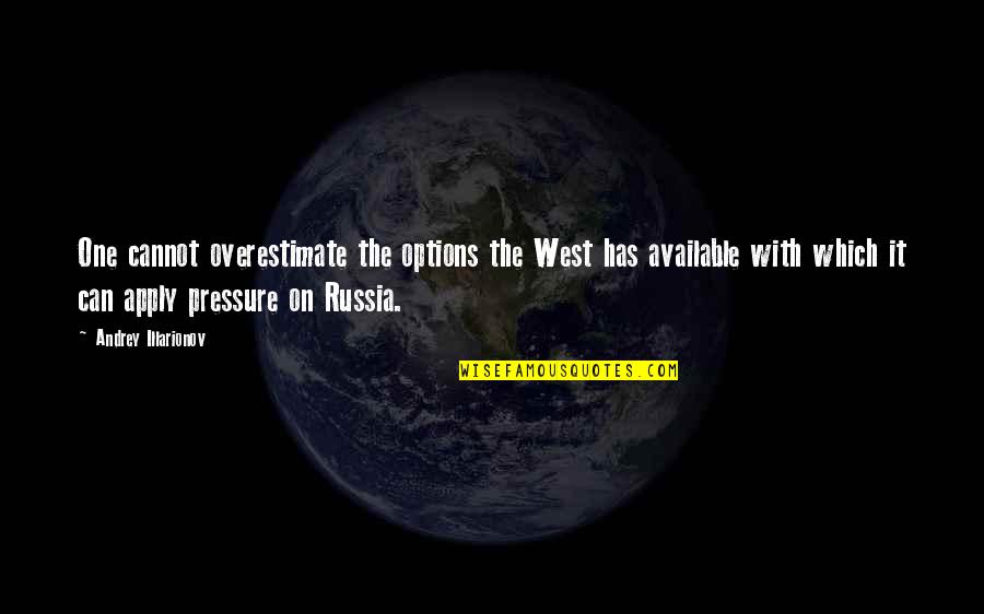 Tsumura Lightweight Quotes By Andrey Illarionov: One cannot overestimate the options the West has Tsumura Lightweight Quotes By Andrey Illarionov: One cannot overestimate the options the West has