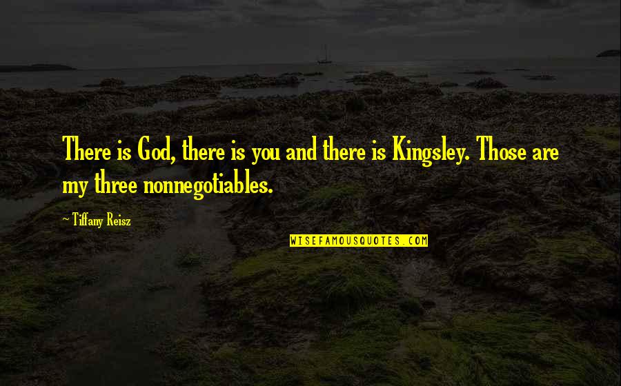 Tting 45 Quotes By Tiffany Reisz: There is God, there is you and there