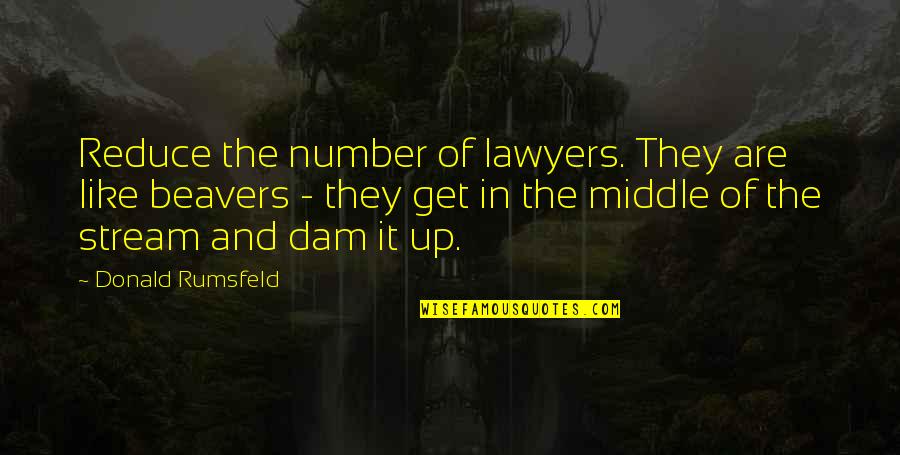 Tubas In The Moonlight Quotes By Donald Rumsfeld: Reduce the number of lawyers. They are like Tubas In The Moonlight Quotes By Donald Rumsfeld: Reduce the number of lawyers. They are like