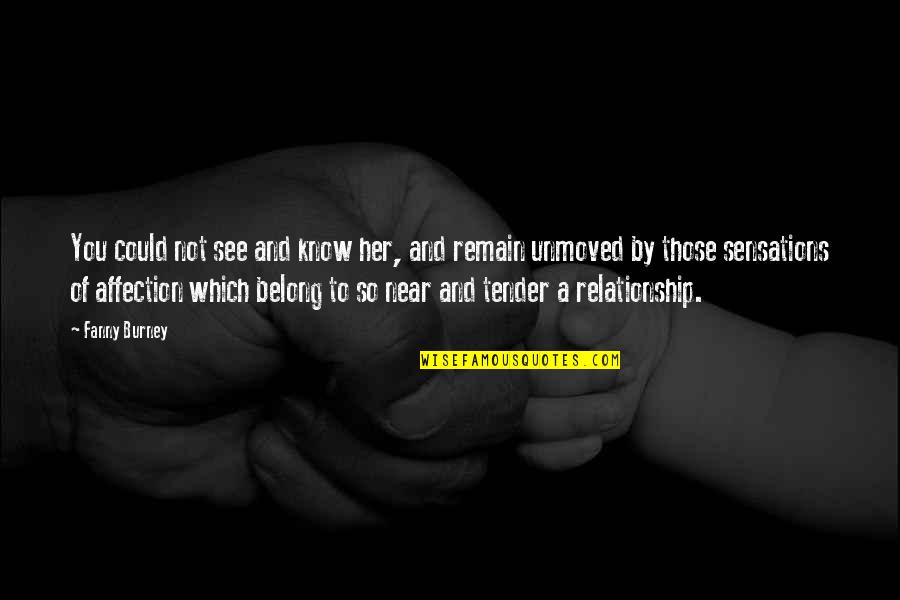 Tudiennhatviet Quotes By Fanny Burney: You could not see and know her, and