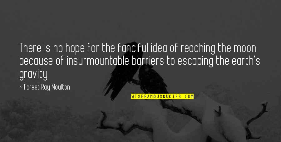 Tufano And Giammarese Quotes By Forest Ray Moulton: There is no hope for the fanciful idea Tufano And Giammarese Quotes By Forest Ray Moulton: There is no hope for the fanciful idea
