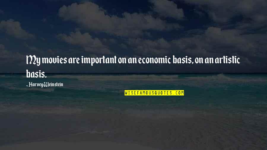 Tugurio Significado Quotes By Harvey Weinstein: My movies are important on an economic basis,
