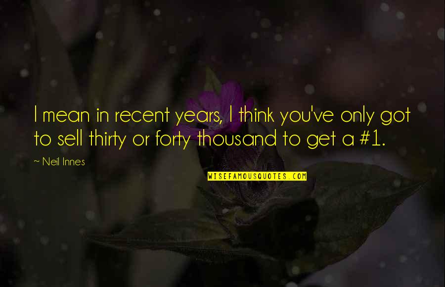 Tumanday Quotes By Neil Innes: I mean in recent years, I think you've Tumanday Quotes By Neil Innes: I mean in recent years, I think you've