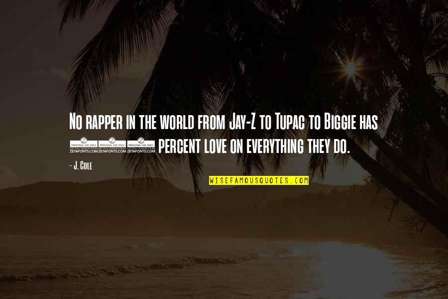 Tupac And Biggie Quotes By J. Cole: No rapper in the world from Jay-Z to Tupac And Biggie Quotes By J. Cole: No rapper in the world from Jay-Z to