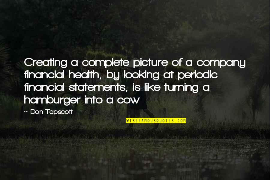 Turlough Quotes By Don Tapscott: Creating a complete picture of a company financial Turlough Quotes By Don Tapscott: Creating a complete picture of a company financial