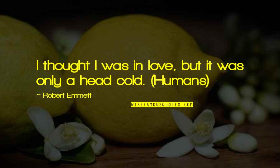 Turning 29 Quotes By Robert Emmett: I thought I was in love, but it