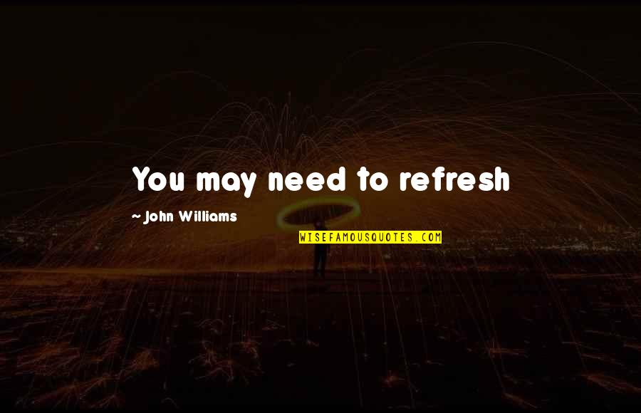 Turning The Page In Life Quotes By John Williams: You may need to refresh