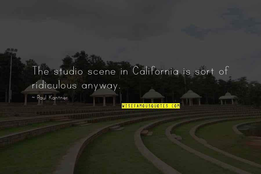 Turnipseed Construction Quotes By Paul Kantner: The studio scene in California is sort of Turnipseed Construction Quotes By Paul Kantner: The studio scene in California is sort of