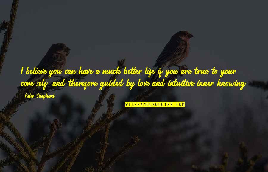 Turnusy Quotes By Peter Shepherd: I believe you can have a much better