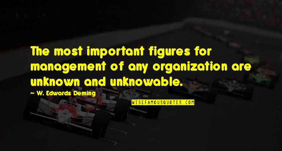 Turtaine Quotes By W. Edwards Deming: The most important figures for management of any