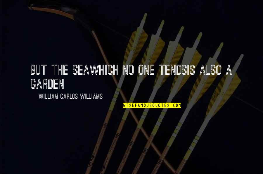Turtley Corn Quotes By William Carlos Williams: But the seawhich no one tendsis also a Turtley Corn Quotes By William Carlos Williams: But the seawhich no one tendsis also a