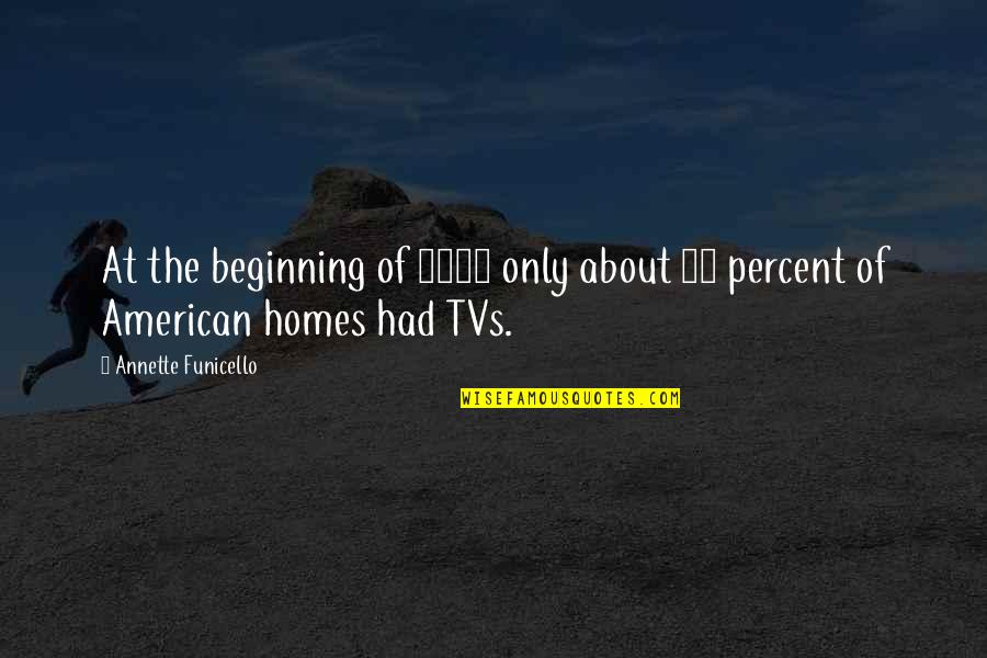 Tvs Quotes By Annette Funicello: At the beginning of 1955 only about 60