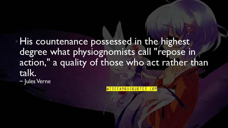 Tweetable Christian Quotes By Jules Verne: His countenance possessed in the highest degree what Tweetable Christian Quotes By Jules Verne: His countenance possessed in the highest degree what