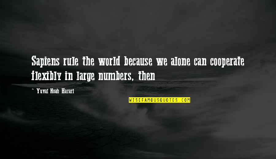 Twin Peaks Red Room Quotes By Yuval Noah Harari: Sapiens rule the world because we alone can Twin Peaks Red Room Quotes By Yuval Noah Harari: Sapiens rule the world because we alone can