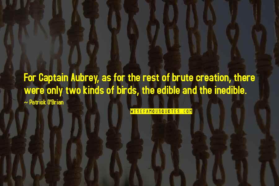 Two Birds Quotes By Patrick O'Brian: For Captain Aubrey, as for the rest of Two Birds Quotes By Patrick O'Brian: For Captain Aubrey, as for the rest of