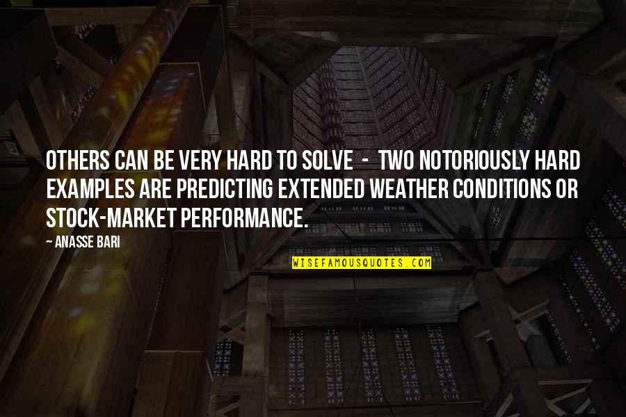Two Stock Quotes By Anasse Bari: Others can be very hard to solve -