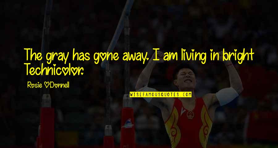 Tycker Om Dig Quotes By Rosie O'Donnell: The gray has gone away. I am living Tycker Om Dig Quotes By Rosie O'Donnell: The gray has gone away. I am living