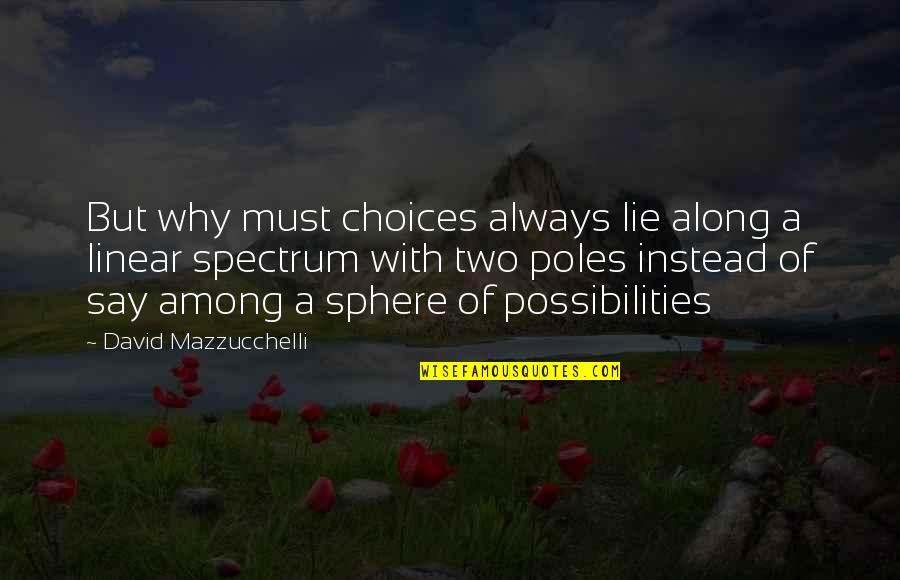 Tyler Childers Quotes By David Mazzucchelli: But why must choices always lie along a