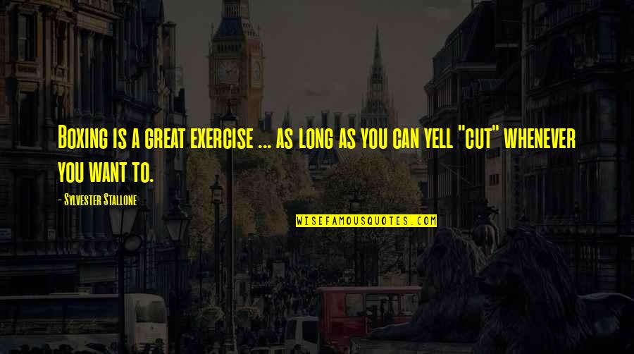 Tympany Percussion Quotes By Sylvester Stallone: Boxing is a great exercise ... as long Tympany Percussion Quotes By Sylvester Stallone: Boxing is a great exercise ... as long