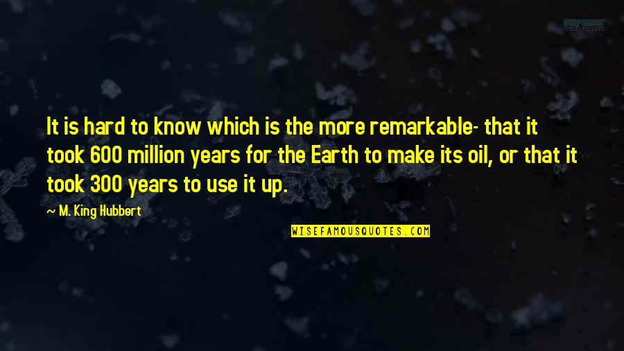 Tyreke Smith Quotes By M. King Hubbert: It is hard to know which is the Tyreke Smith Quotes By M. King Hubbert: It is hard to know which is the