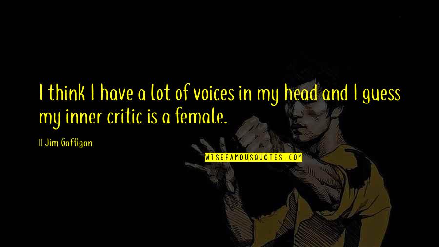 Tzeentch Quotes By Jim Gaffigan: I think I have a lot of voices