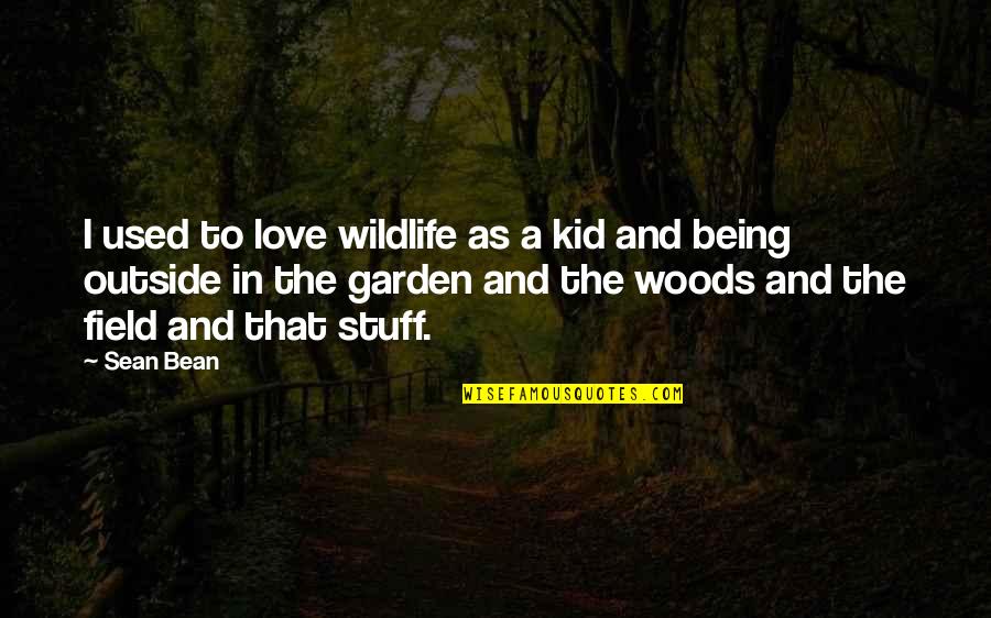 Uchwalenie Quotes By Sean Bean: I used to love wildlife as a kid Uchwalenie Quotes By Sean Bean: I used to love wildlife as a kid
