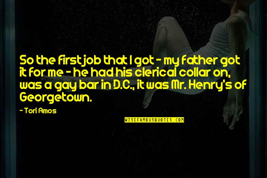 Uci Stock Quote Quotes By Tori Amos: So the first job that I got - Uci Stock Quote Quotes By Tori Amos: So the first job that I got -