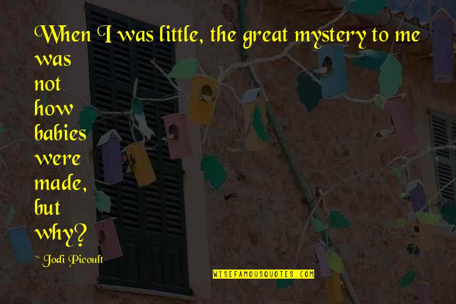 Ugghg Quotes By Jodi Picoult: When I was little, the great mystery to