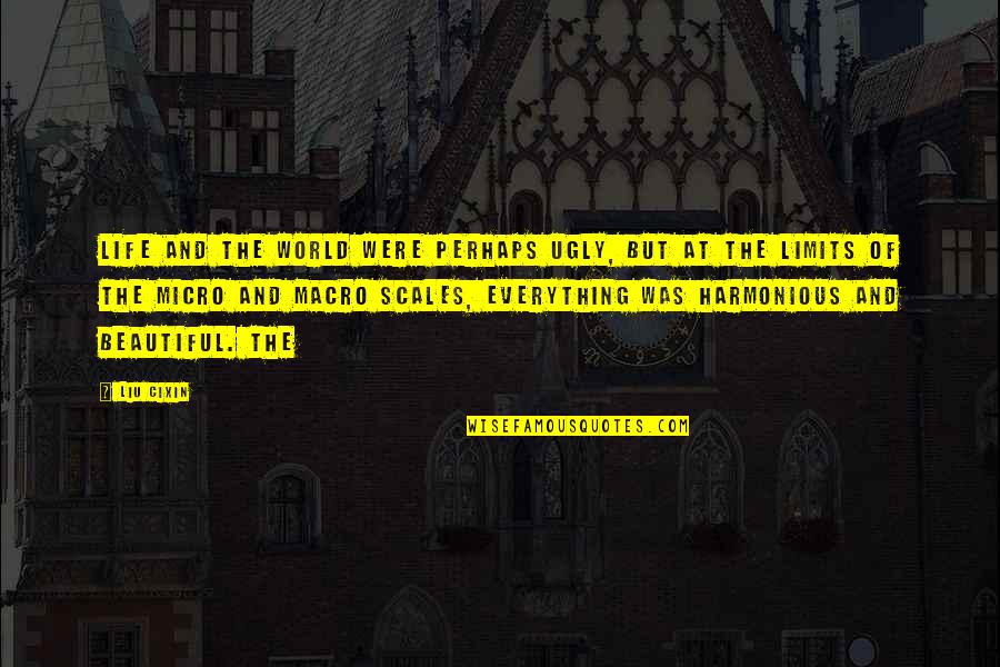 Ugly World Quotes By Liu Cixin: Life and the world were perhaps ugly, but Ugly World Quotes By Liu Cixin: Life and the world were perhaps ugly, but