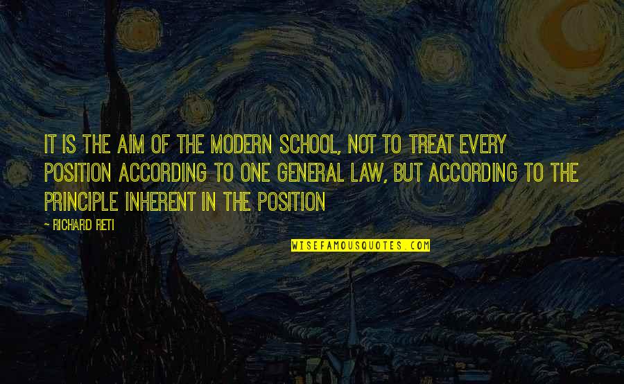 Ugolino Quotes By Richard Reti: It is the aim of the modern school, Ugolino Quotes By Richard Reti: It is the aim of the modern school,