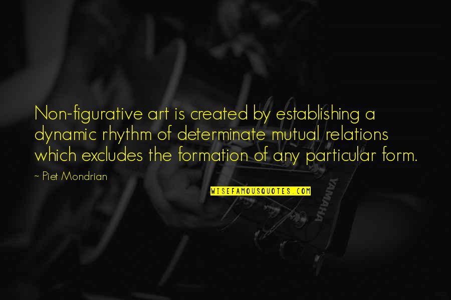 Umefanya Mambo Quotes By Piet Mondrian: Non-figurative art is created by establishing a dynamic