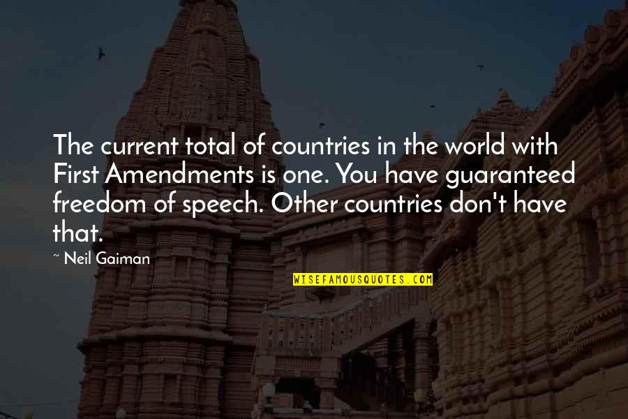 Umivanje Ociju Quotes By Neil Gaiman: The current total of countries in the world Umivanje Ociju Quotes By Neil Gaiman: The current total of countries in the world