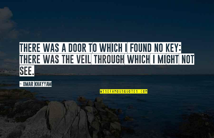 Umoran Tekst Quotes By Omar Khayyam: There was a door to which I found Umoran Tekst Quotes By Omar Khayyam: There was a door to which I found