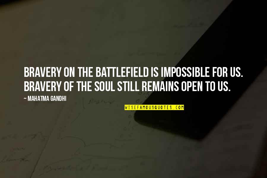 Unalienated Land Quotes By Mahatma Gandhi: Bravery on the battlefield is impossible for us. Unalienated Land Quotes By Mahatma Gandhi: Bravery on the battlefield is impossible for us.