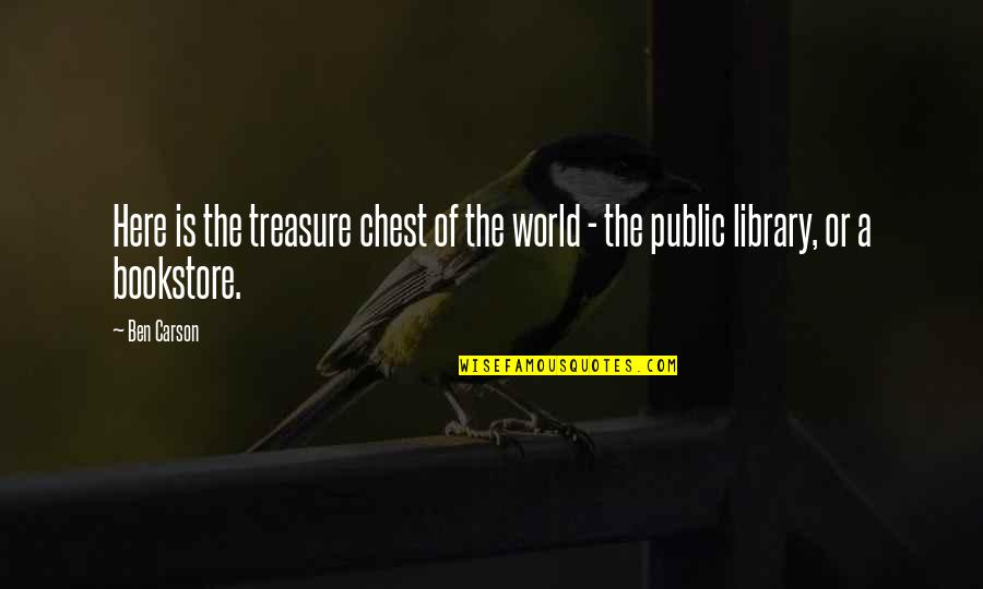 Unalienated Rights Quotes By Ben Carson: Here is the treasure chest of the world