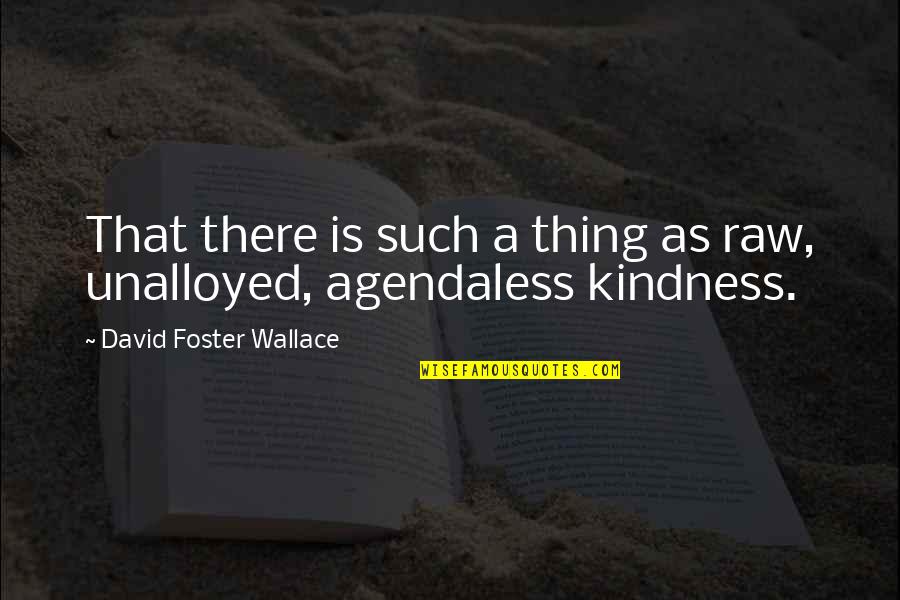 Unalloyed Quotes By David Foster Wallace: That there is such a thing as raw,