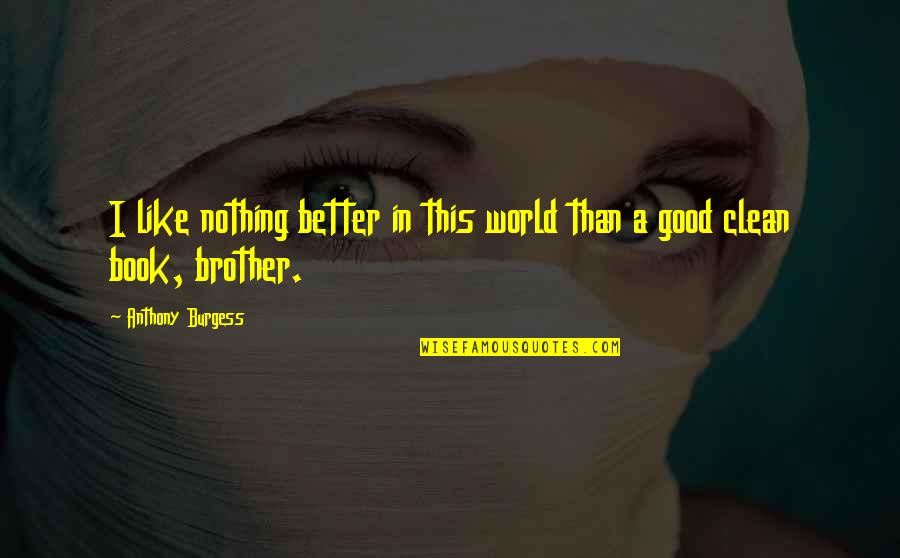 Unbroken Heart Quotes By Anthony Burgess: I like nothing better in this world than