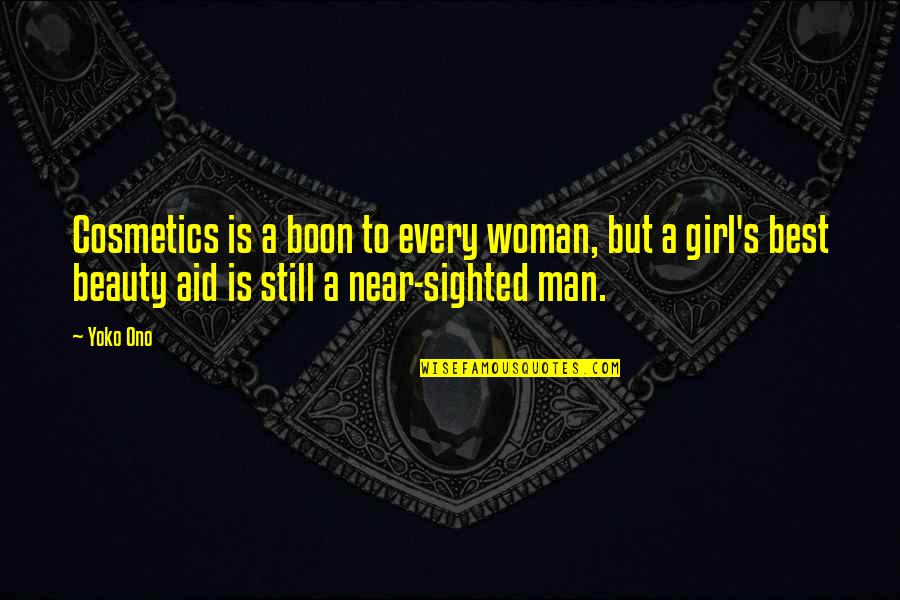 Uncharted 3 Marlowe Quotes By Yoko Ono: Cosmetics is a boon to every woman, but