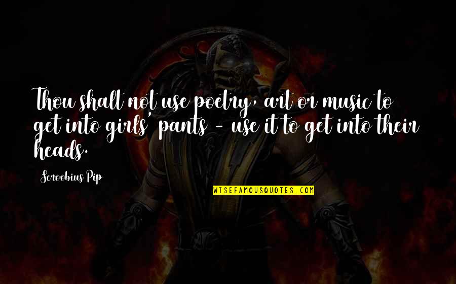 Uncompetitive Inhibitor Quotes By Scroobius Pip: Thou shalt not use poetry, art or music